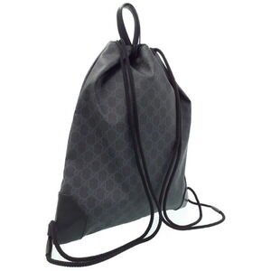 Gucci Sherry GG Supreme Line Backpack Drawstring